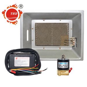 LPG Natural Gas Infrared Brooder Heater Automatic Temperature Control For
