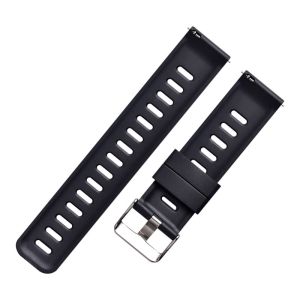 22mm TPU Rubber Watch Band Straps With Quick Release Spring Bar