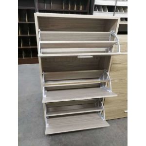 Vintage Style Particle Board Shoe Rack For Modern Living Room Decor E0 Grade