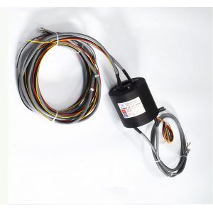 Amusement Ethernet Slip Ring 0~100rpm With 100M 1000M Ethernet Transmission