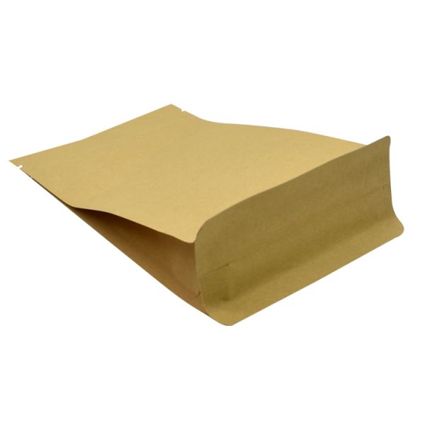 Printable Flat Bottom Aluminized Kraft Paper Pouches