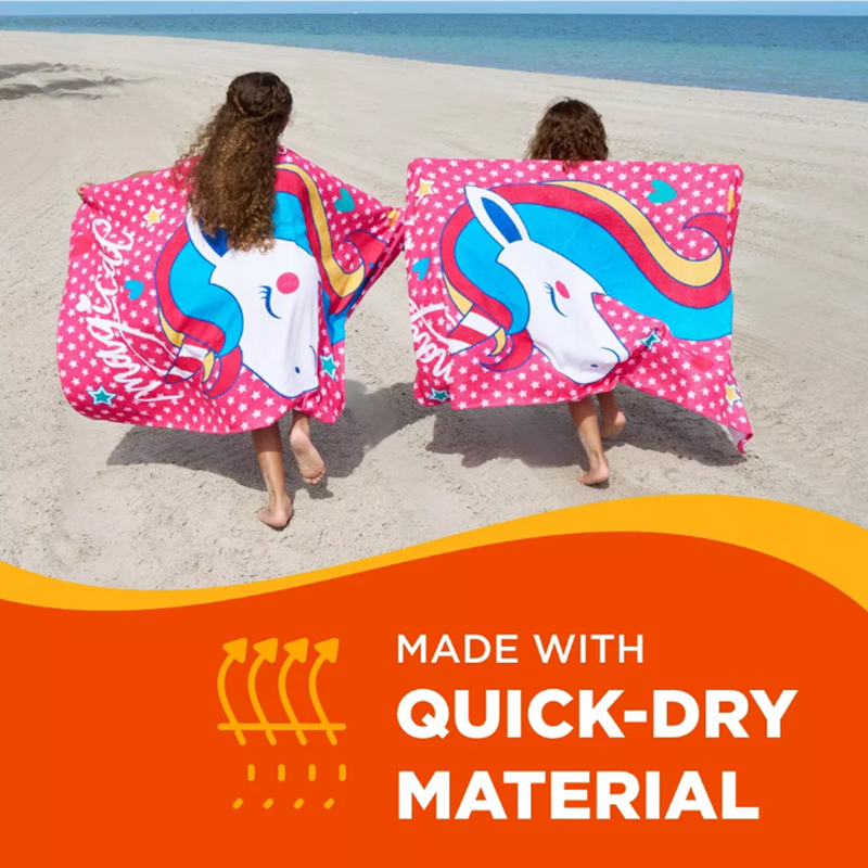 Monogrammed Beach Towel with Elegant Initial Embroidery - 100% Cotton Luxury