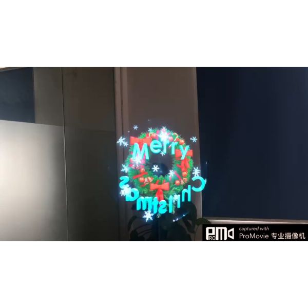 43cm 50cm 65cm 70cm digital advertising holographic projector led display wifi