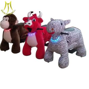 Hansel plush animal electric scooter 4 seats ride on toy zippy pets ride