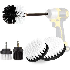 6pcs Drill Scrubber Brush Set With 6in Extended Long Attachment