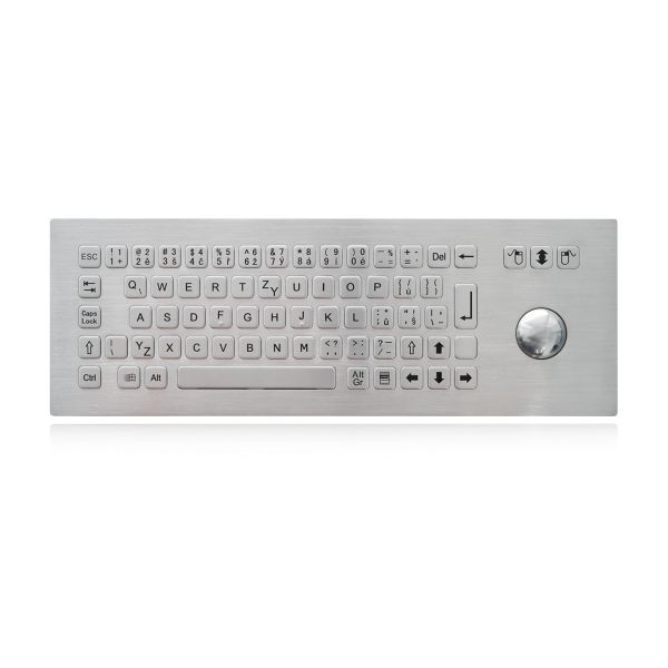 Quality IP65 Static Rated Kiosk Keyboard With Trackball Vandal Resistant Keyboard wholesale
