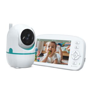 5 Inch HD Baby Monitor with 720p Resolution and Night Vision