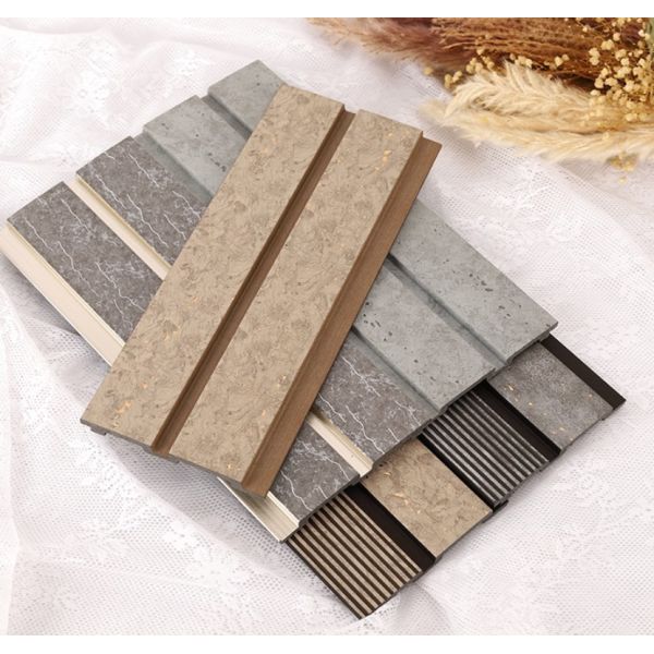 Quality Interior Decoration Fluted Wall Panels Wooden Grain Design and Textured Wooden Grains wholesale