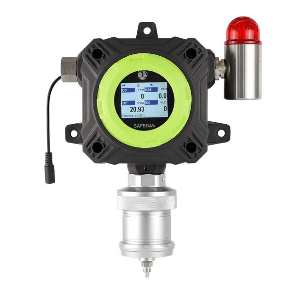 IECEx ATEX Certified Fixed Gas Detector With Manually Span And Zero Calibration