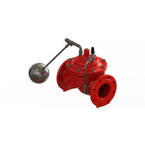 Diaphragm Operated Stainless Steel Float Pilot Valve , EPOXY Coated Water Float