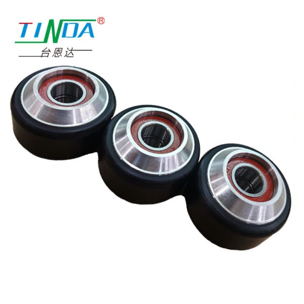 Quality Durable Polyurethane Rubber Mecanum Wheel Wear Resistance For Robot wholesale