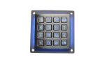 16 Keys Dot Matrix Dynamic Backlit Metal Keypad Access Control Kiosk 4 X 4
