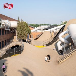 6 Color Stainless Steel Outdoor Children's Playground Design and Planning