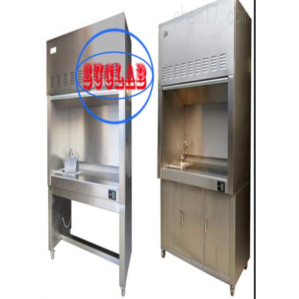 Quality Manual Control Method Ducted Lab Fume Hood  Easy to Audible And Visual Alarms wholesale