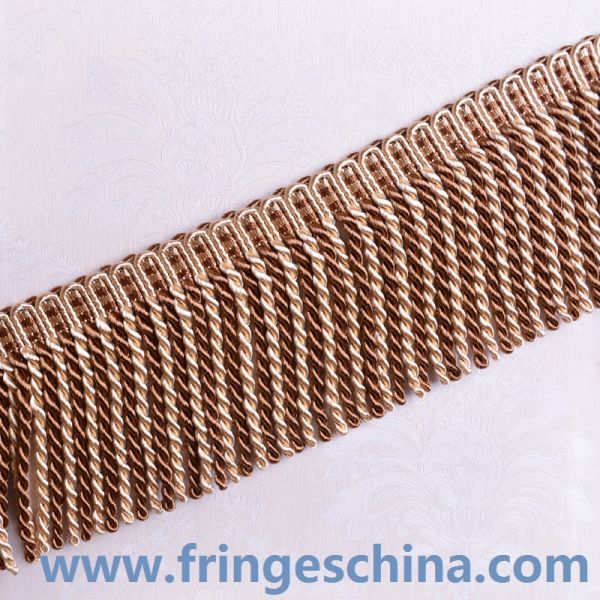 Fashion wholesale rayon custom OEM bullion fringe for sofa pillow cushion decoration