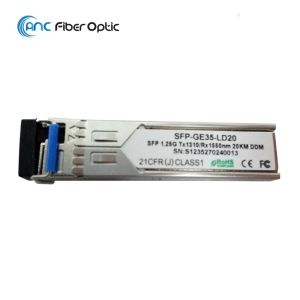 1.25G SFP Bidi Optical Transceiver Module 1310/1490/1550nm 20km 40km 80km LC