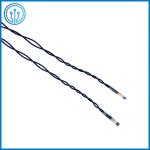 Transparent Twisted CLASS B PT100 PT1000 Temperature Sensor With UL10362 28AWG