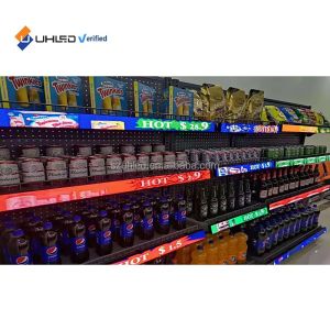 P1.25 HD Indoor LED Ticker Supermarket Shelf Display Module with Programmable