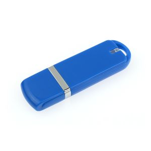 Plastic 3.0 8G USB blue color with customized logo and package