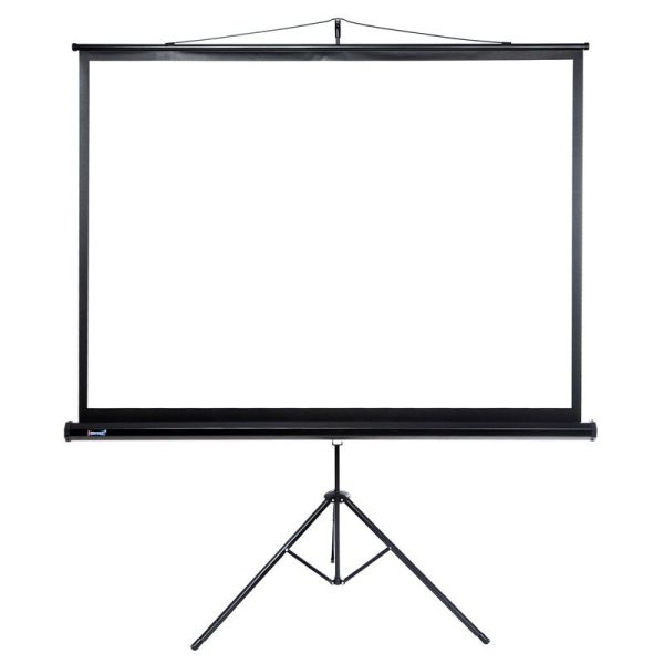 100" 4:3 foldable tripod projection projector screen HD 3D TV home theater matte