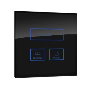 RS485 Modubus Touch Screen Wall Switch Tempered Glass Plastic Cover