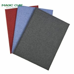 Modern Design Fabric Wrapped Ceiling Panels Sound Insulation For Home Office