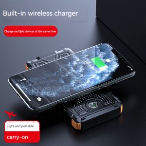 Micro USB Input Interface 10000mAh Power Bank with Compass and Solar Power