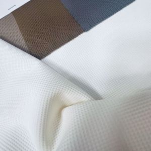 Polyester/Spandex Small Check Pattern Fabric Piece Dyed Quality for Lady′s Dress