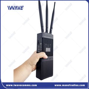 5W Tactical Handheld SDR MANET Mesh Transceiver Featuring 2Tx 2Rx RF Channels