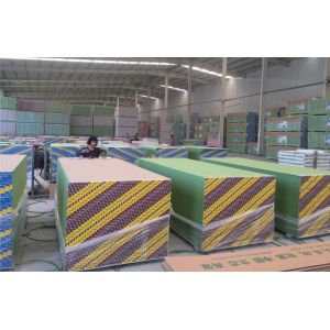 Fireproof Acoustic gypsum Plaster Board Ceiling With T Grid OEM