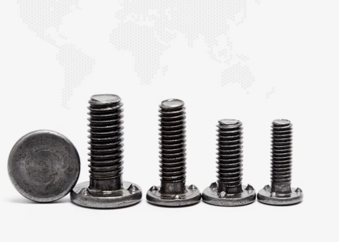 M4 M16 Carbon steel Weld STUD Bolt with Nut washer Class4.8 Grade 8.8 Black plating