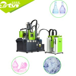 Liquid Silicone Injection Moulding Machine Working , Menstrual Cup Hydraulic