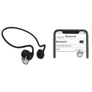 Stereo Bt5.3 Touch Control Air Conduction Open Ear Wireless Magnetic Earbuds