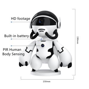 HD Streaming Dog Cat Monitoring Camera Battery Operated 1080P Rechargeable IP67