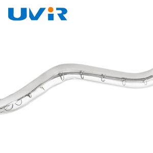 3D Ceramic White Coating Infrared Quartz Heater Lamp 8-14mm 1100-2600C