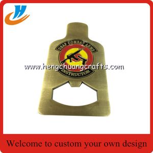 Cheap custom wholesale zinc alloy soft enamel bottle opener,beer bottle openrs