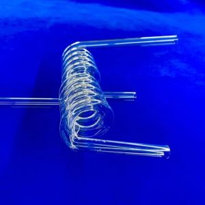 Cheap Factory Custom Laboratory High Temperature And Corrosion Resistant Quartz Spiral Tube for sale
