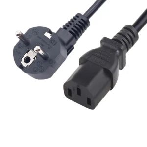 Extension Korea Power Cord 16A 250V C5 C13 Male To Female Laptop 3 Pin Plug