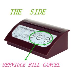 Wireless cheap restaurant table top caller bell with advertise or table number