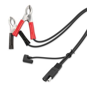 1.5ft 14AWG Battery Alligator Crocodile Clip To SAE 12V Quick Release Disconnect