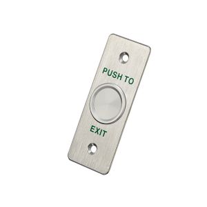 Aluminum Alloy Door Exit Button Access Control Door Release Switch with Back Box