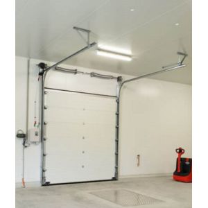 China Fire Station Insulated Overhead Sectional Door With Powder Coated IP 54 Protection Class on sale