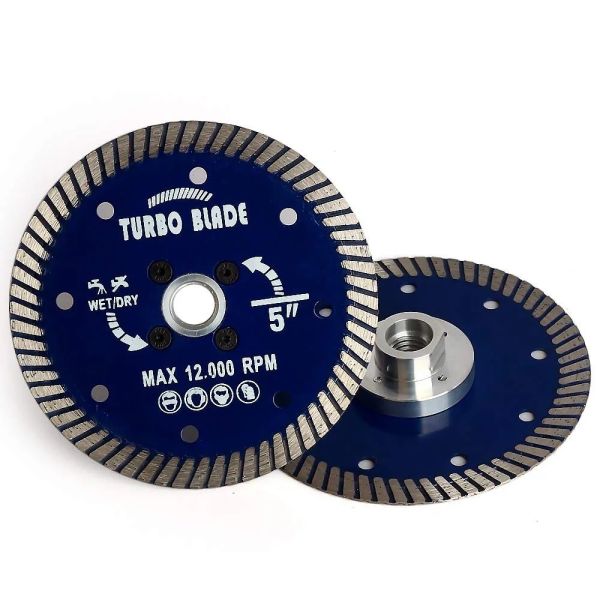 Porcelain Cutting 9 Inch Diamond Saw Blade With Removable 5/8"-11 Flange