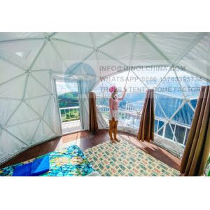 Winter Dome With Transparent PVC Waterproof Dome Tent Glamping Geodesic