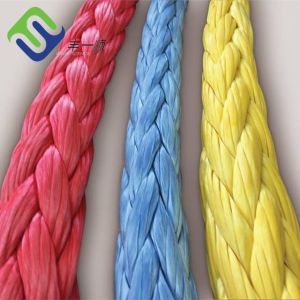 Cheap High Strength 12 Strands Synthetic 100% Uhmwpe Marine Rope For Mooring for sale