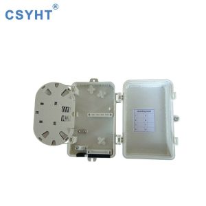 Cheap 8 Core FTTH Fiber Optic Terminal Box Outdoor IP65 Waterproof Pole Mounted Optional for sale