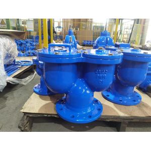 Cheap PN10 / PN16 Double Orifice Air Valve Essential For Industrial Applications for sale