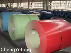 Various Plain Colour Coated Coil , Household Appliance Prepainted Galvalume