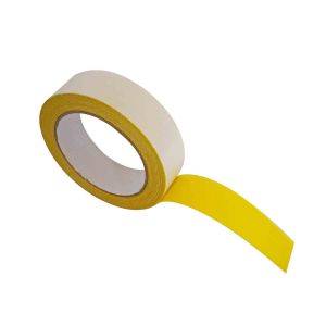 Yellow 2 Inches 30Y Double Sided Carpet Tape For Rugs , Mats , Pads , Runners