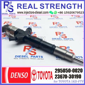 Common Rail fuel injector 295050-0020 For Toy-ota 1KD 2KD 23670-30190 23670-0020